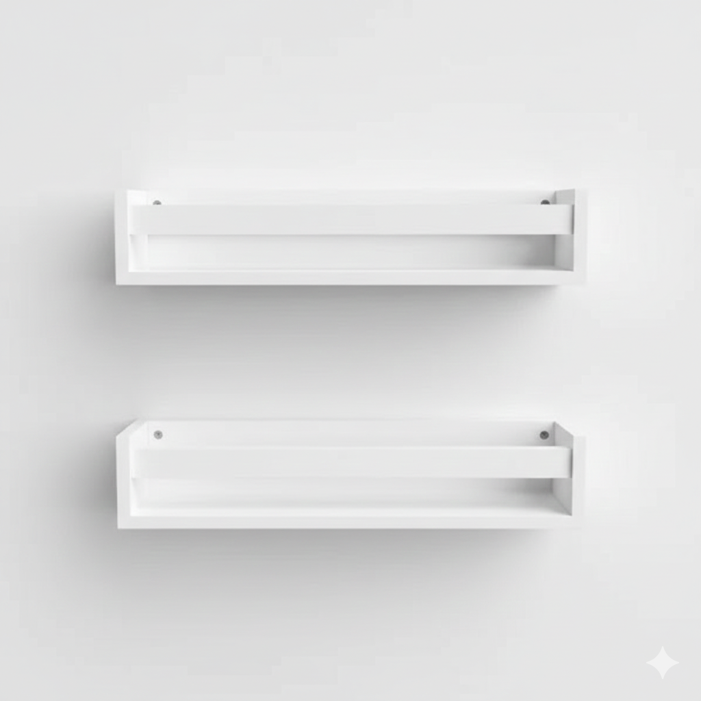 2 Prateleira 60x10 decoração Nicho Livros