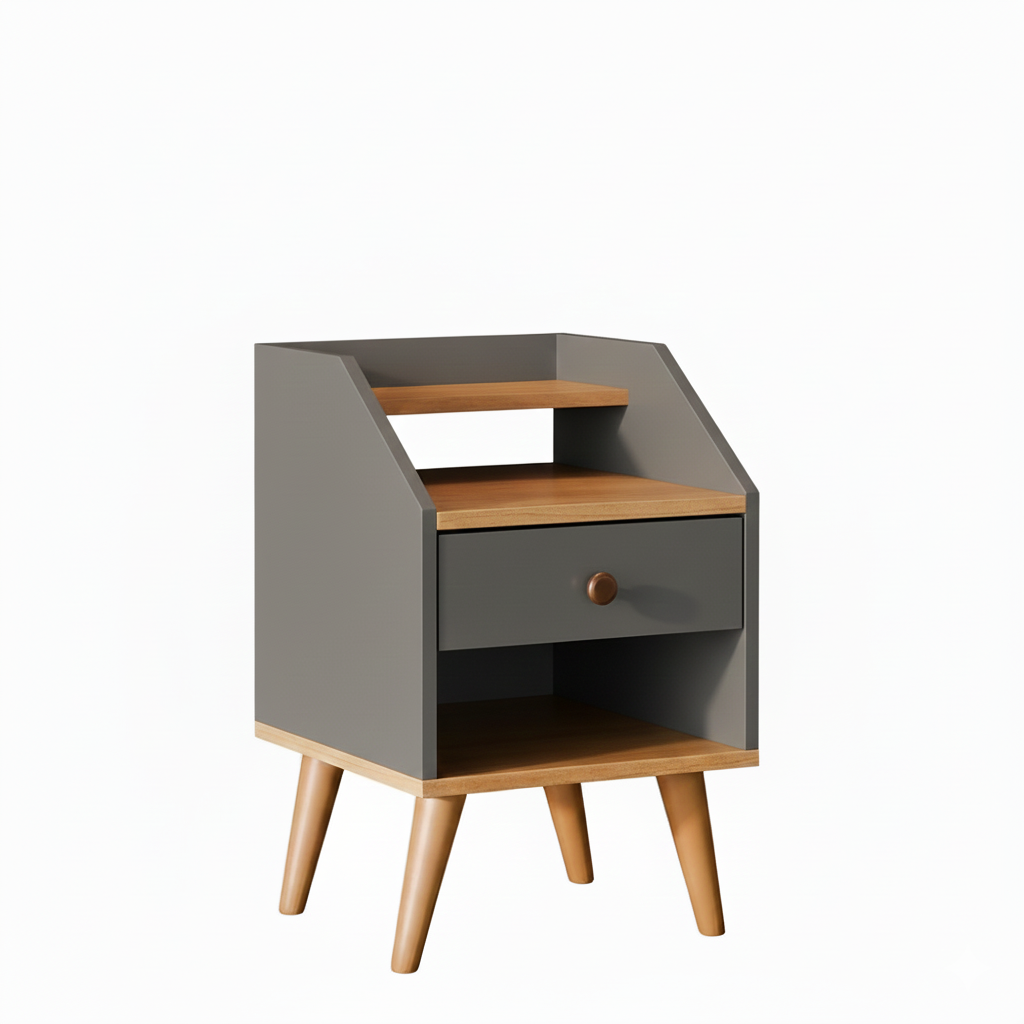 Mesa de Cabeceira Retrô Nopre – Estilo, Conforto e Organização