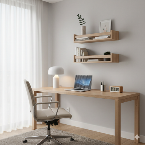 2 Prateleira 60x10 decoração Nicho Livros